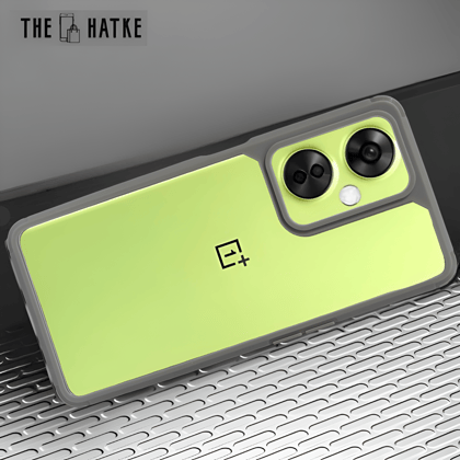 Pureview Grey Hybrid Shockproof Silicone Case for Oneplus Nord Ce 3 Lite