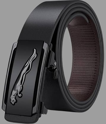 BAYEMA - Black Faux Leather Men's Formal Belt ( Pack of 1 )