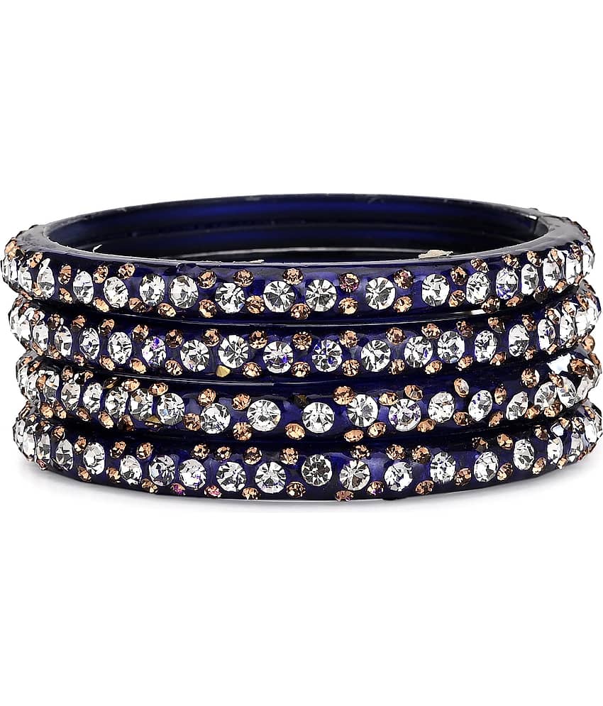 Somil Designer Bridal Glass Bangle/ Kada Set For Party Marriage, And Function, Ornamented, Colorful