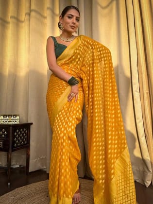 Soft Lichi Silk Saree