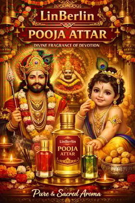 Shahi Darbar Attar � Chandan Fragrance Pooja Attar for Khatu Shyam Baba & Laddu Gopal Ji | Alcohol-Free Devotional Ittar for Mandir & Daily Pooja