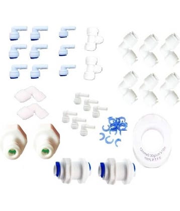 Roservice - Mix Elbows Jacko, Push Fit, Stem, Straight, Tee, Y, Teflon Tape (Ro Spare Parts)
