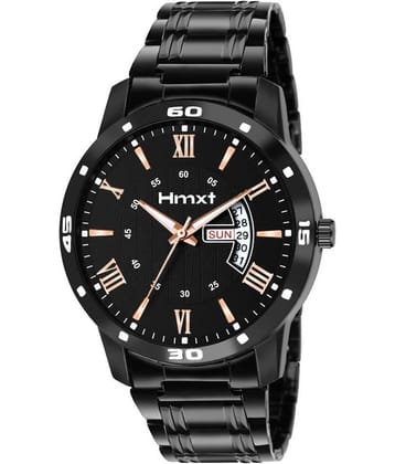 HMXT Black Stainless Steel Analog Men's Watch