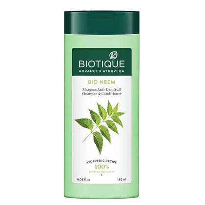 Biotique Bio Neem Margosa Anti Dandruff Shampoo And Conditioner, 120Ml