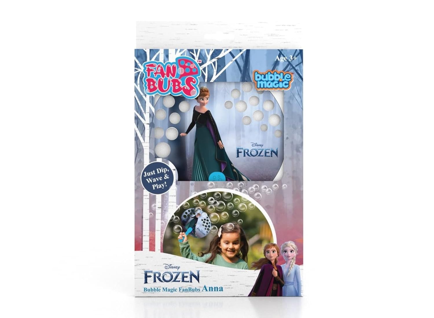 Bubble Magic FanBubs Anna Theme For Kids 3 Years and Above