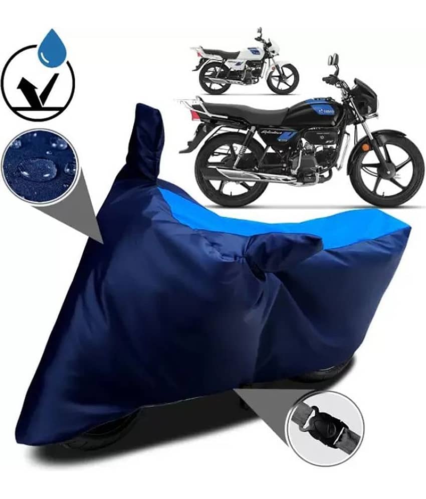 RONISH Bike Body Cover for Hero Splendor Plus ( Pack of 1 ) , Blue
