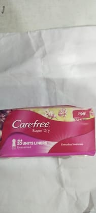 Carefree Super dry Everyday freshness 