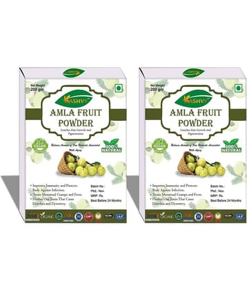 Kashvy Amla Fruit Powder 400 Gm Pack of 2