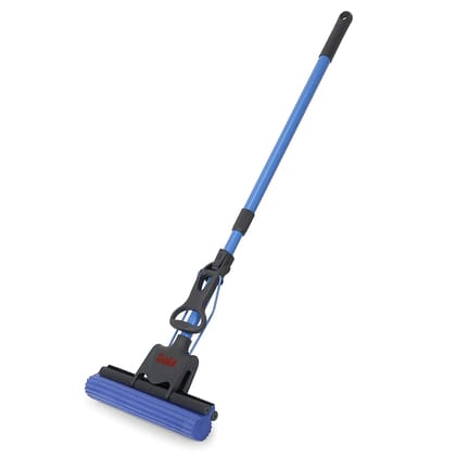 Gala PVA Sponge Squeeze Mop  Built-In Squeegee, Super Absorbent Roller, Telescopic Handle for Kitchen, Bathroom & Floor Cleaning