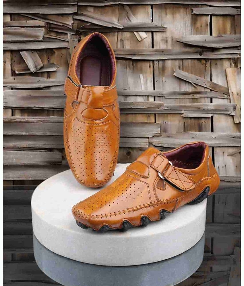 Akiko - Coffee Men's Sandals