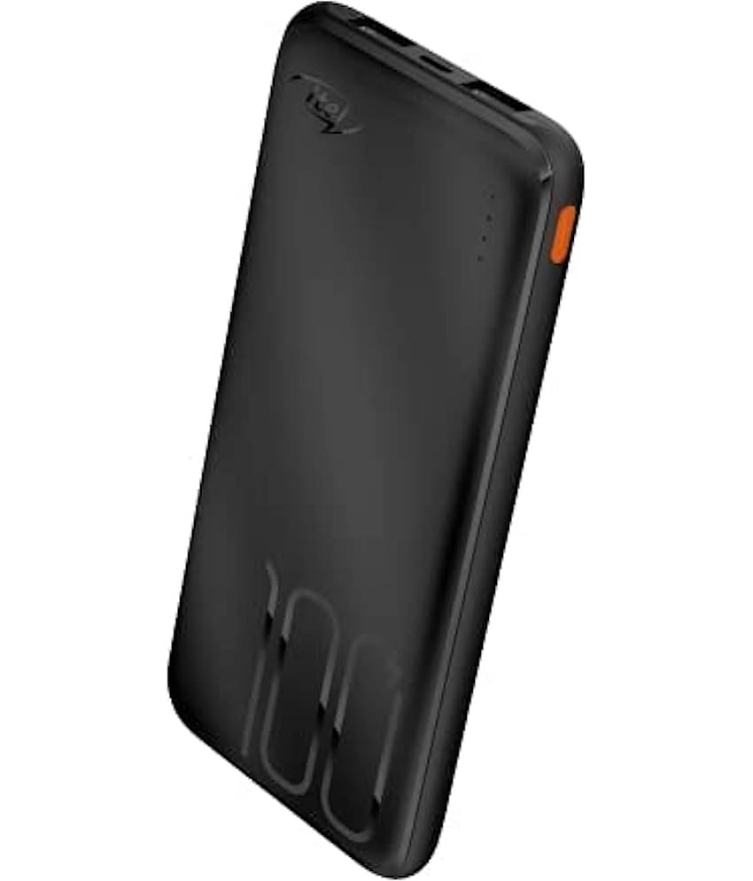 Itel Power Go Star 100 (IPP-53) 10000mAh(10 W) Lithium_Polymer Slim Power Bank (Black) Support and Mobile/Tablet