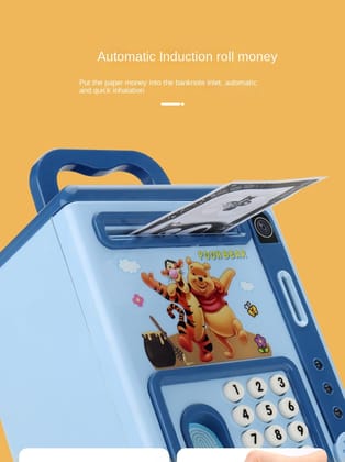 Savings Guard Pro: Secure, Fun, and Personalized Piggy Bank-Pooh Bear