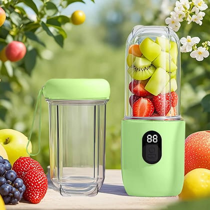 Qlect Portable Blender Electric Juicers Fruit Mixers USB Rechargeable Smoothie Mini Personal Juicer 16 Blades 3Gears With 1500 Mah Rechargeable Battery-Smoothie Blender Qlect Portable Blender Electric Juicers Fruit Mixers USB Rechargeable Smoothie Mini P