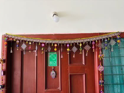 NAYANTARA: Handcrafted Sustainable Toran by Khyatiworks