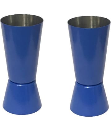 Dynore - Navy Blue Stainless Steel Peg Measurer ( Pack of 2 )