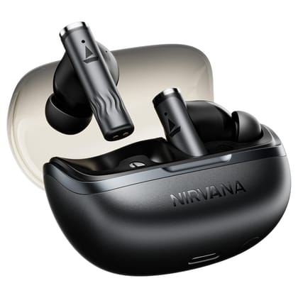 boAt Nirvana Zenith Pro, 50dB Hybrid Adaptive ANC, Spatial Audio, Hi-Res Audio LDAC, 6Mics AI-ENx, 80 Hrs Battery, Bluetooth Earbuds, TWS Ear Buds Wireless Earphones with mic (Velvet Grey) boAt Nirvana Zenith Pro, 50dB Hybrid Adaptive ANC, Spatial Audio,