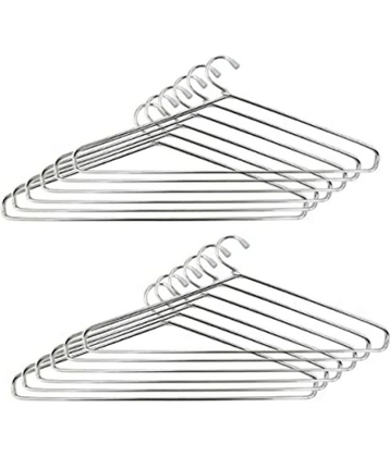 VARKAUS - Stainless Steel Standard Clothes Hangers ( Pack of 12 )