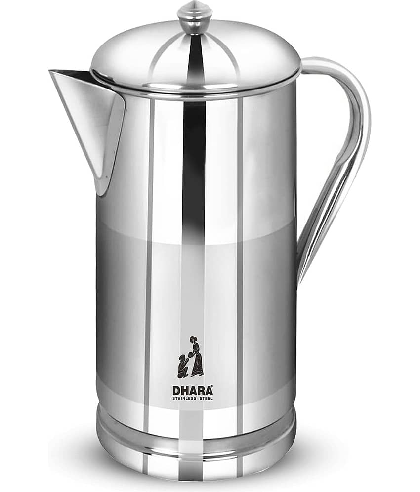 Dhara Stainless Steel Slimline jug 1000 Stainless Steel Jugs 1000 mL