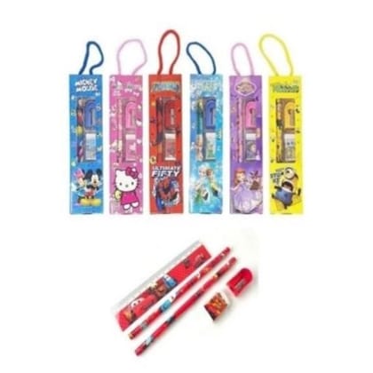 Pencil Plus Stationary Set For Kids (Pack Of 1)