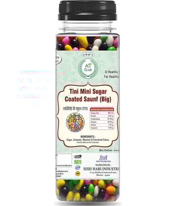 Agri Club Tini Mini Sugar Coated Saunf (Big) 240gm pack of 2 (Each 120gm)