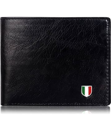 GIOVANNY - Black Faux Leather Men's Regular Wallet ( Pack of 1 )