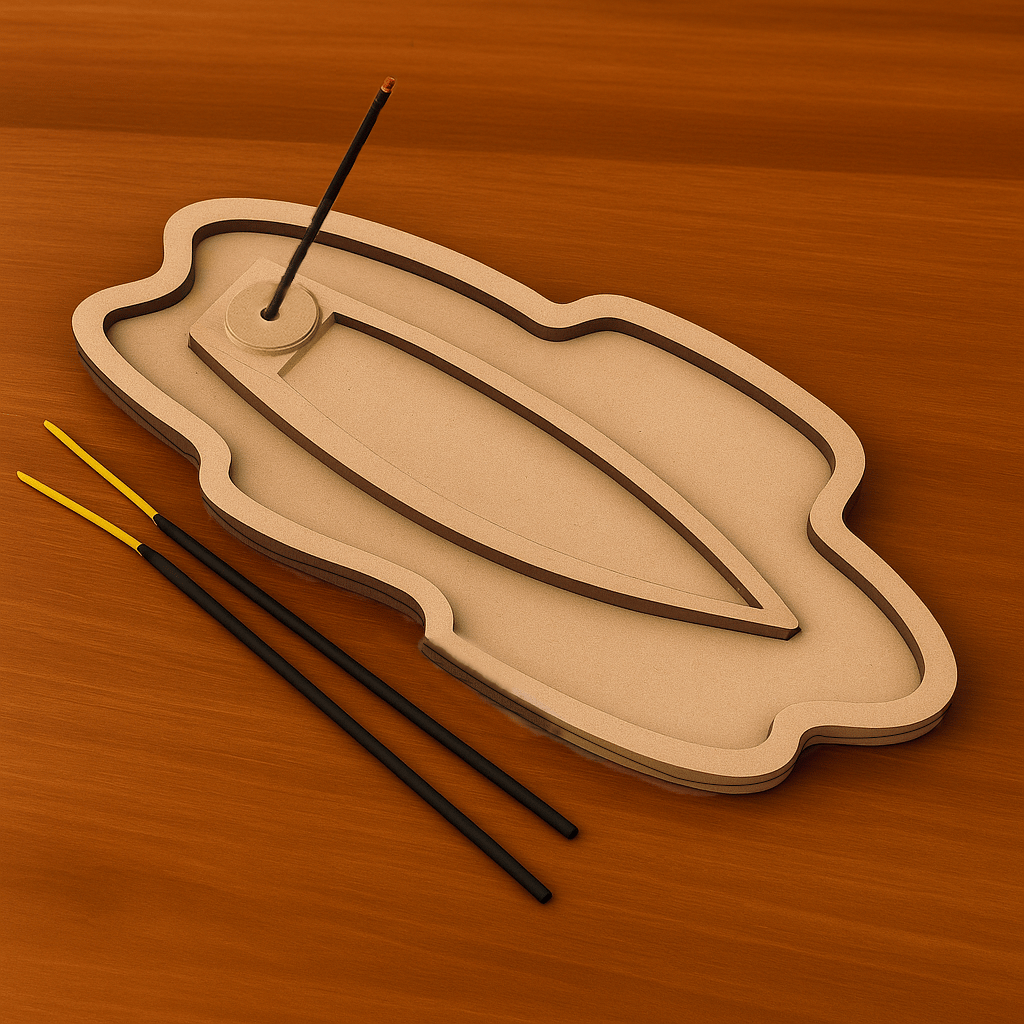 Dbeautify's MDF Modern Incense Stick Holder Tray