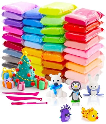 Eclet (Pack of 12) Air Dry Clay, Colorful Children Soft Clay, Creative Art Crafts, Gifts for Kids-Multi Color. Non-Toxic Modeling Magic Fluffy Foam Bouncing Clay Putty Kit for Kids with Tools.99