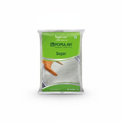 bigbasket Popular Sugar - 20 kg - One bag of sugar