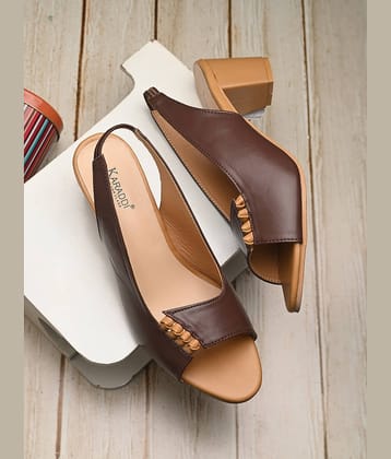 KARADDI Brown Women's Flats