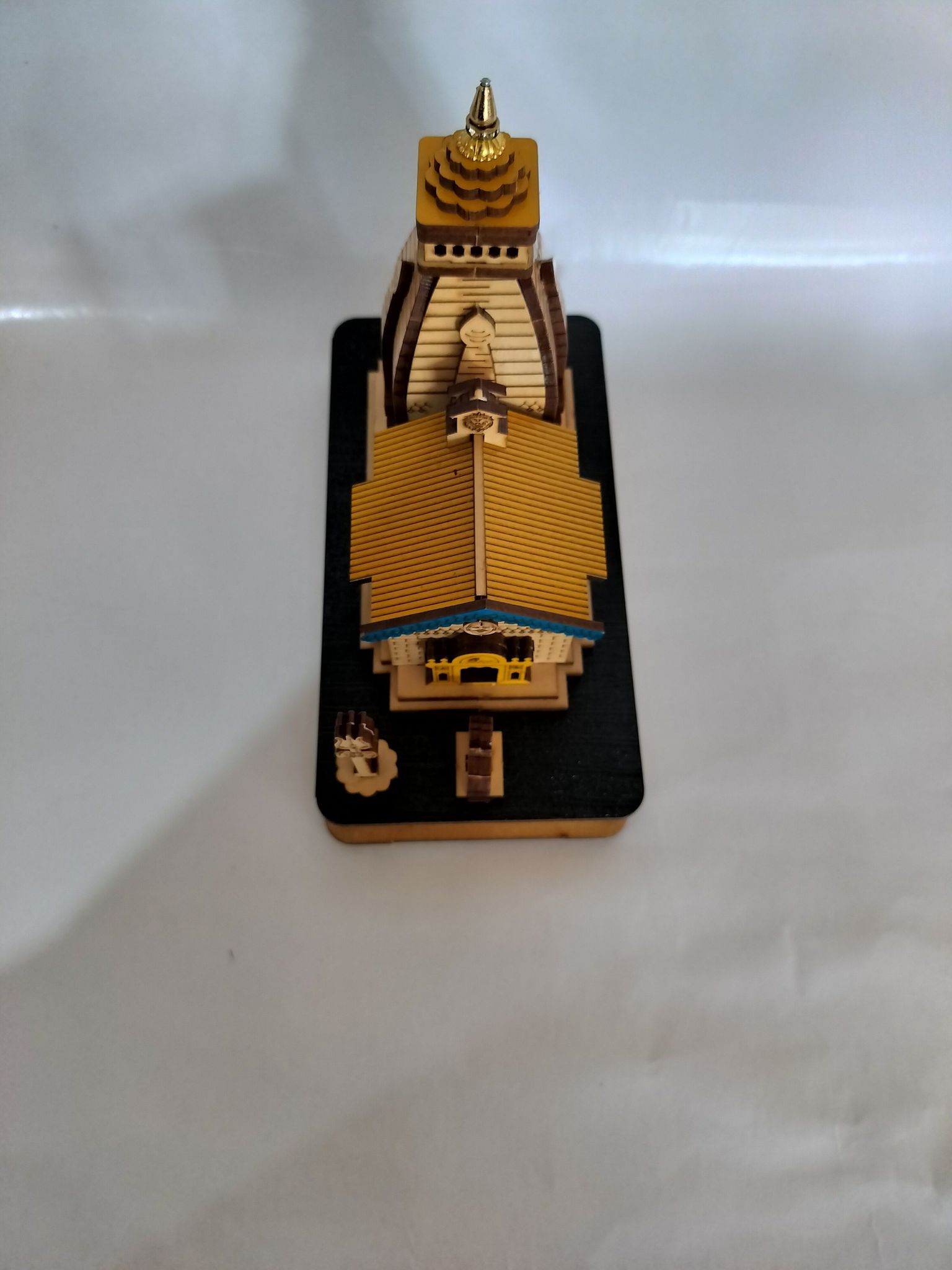 Handcrafted MDF Kedarnath Temple Model