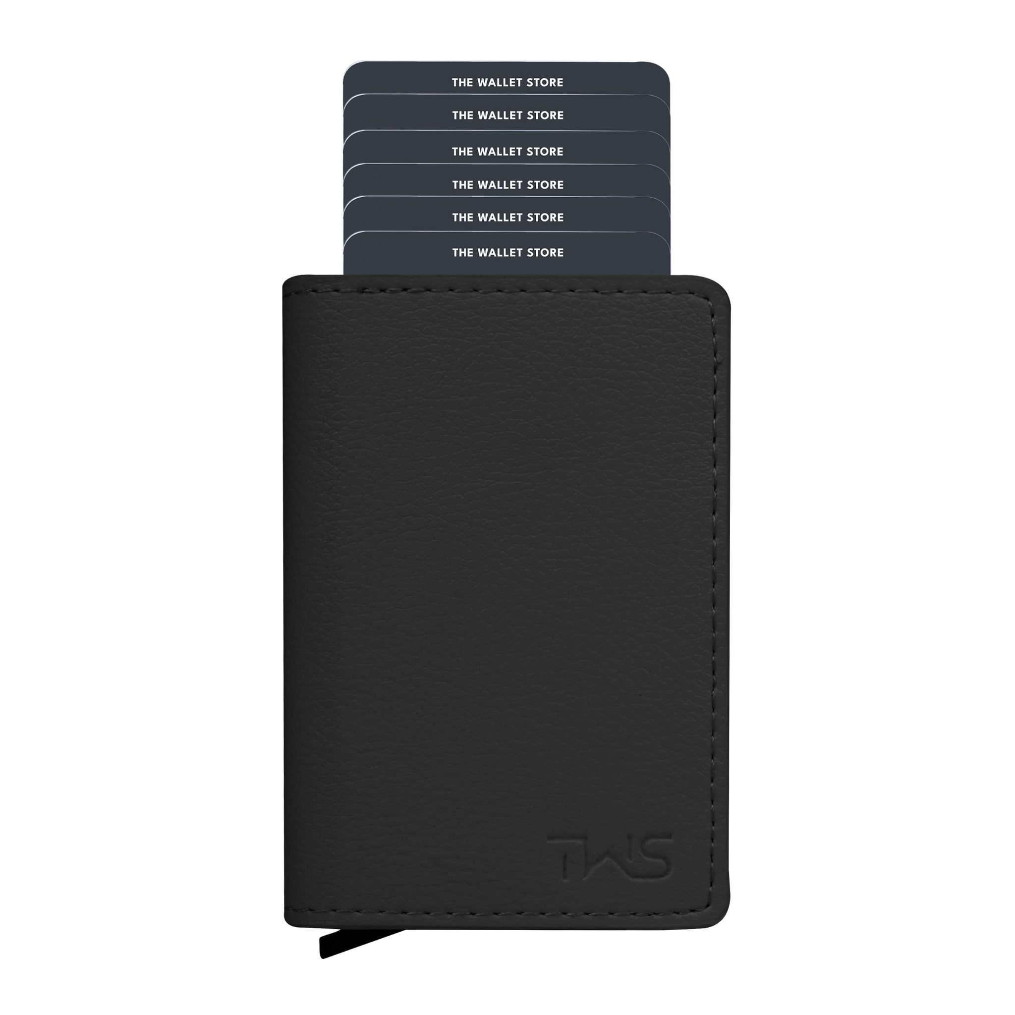 The Wallet Store Vivid Vault RFID Protected Metal Cardholder - Black