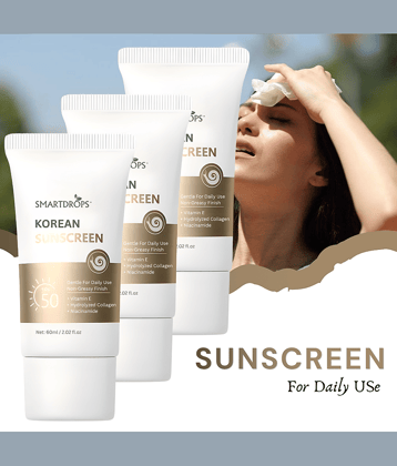 Smartdrops SPF 50 Outdoor Tanning Sunscreen Cream For Normal Skin ( Pack of 3 )