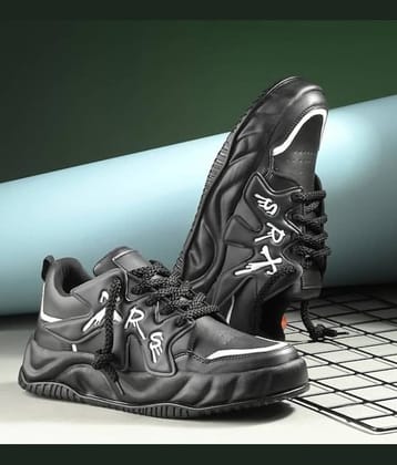 ADISO comfortable casual  Sneakers&nbsp; Black Men's Lifestyle Shoes