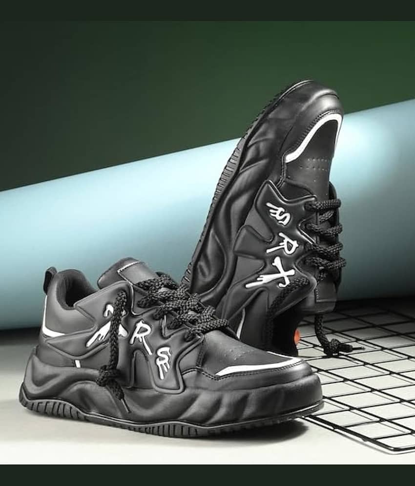 ADISO comfortable casual  Sneakers&nbsp; Black Men's Lifestyle Shoes