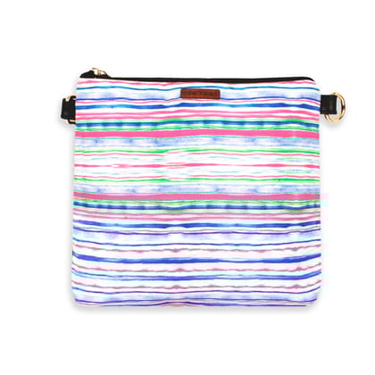 Blue Stripes Sling Bag