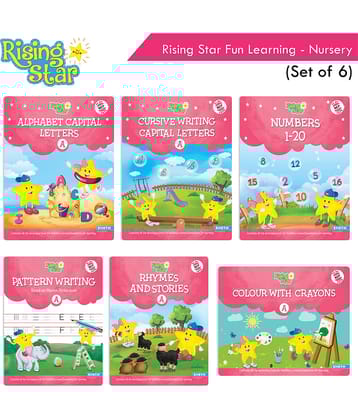Rising Star Fun Learning Nursery Book Set (Set of 6)