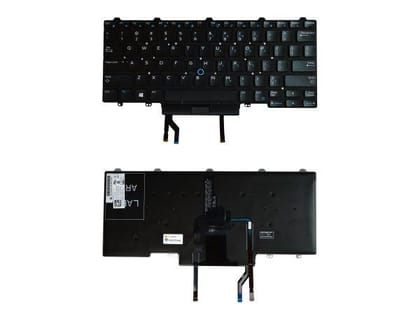 Laptop Keyboard Compatible for Latitude 3340 E5450 E7450 E7470-Series