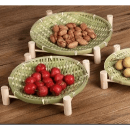 Bamboo Platter Stand