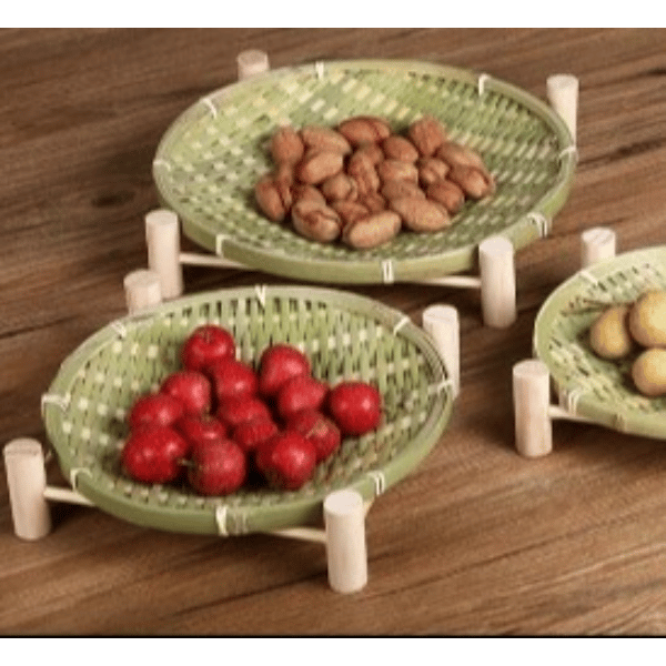 Bamboo Platter Stand