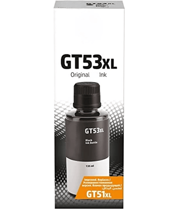 KALAR GT53XL Black Ink ( 135 ml ) Pack of 1 For H_P DeskJet GT 5800 series, H_P Ink Tank 100/ 300/ 400 series, H_P Smart Tank 200 / 500 / 700 series