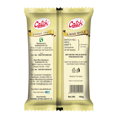 Catch Whole Pouch || Ajwain || 100 Grams