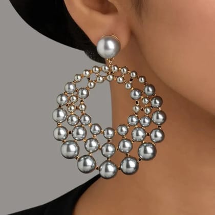 Chopar Earrings (Grey)
