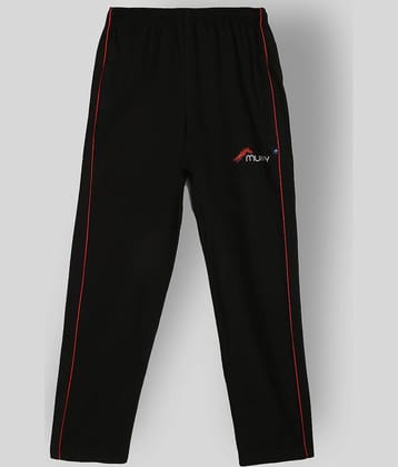 Muffy Pack of 1 Boys Cotton Trackpant ( Black )