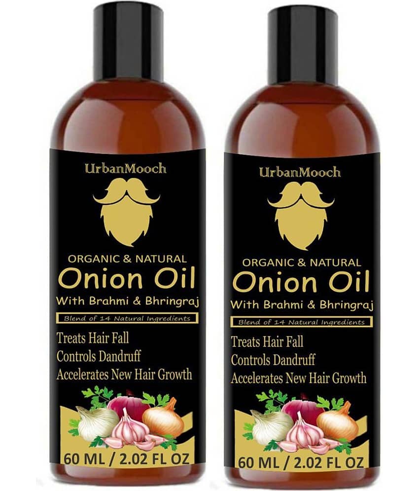 UrbanMooch ONION Oil For Hair Growth & Anti Dandruff 120 mL Pack of 2
