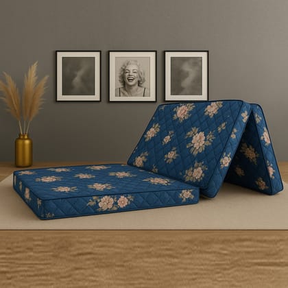 SLEEP SPA SOFT BOUNCE 3-FOLD PREMIUM ORTHOPEDIC DIRECT FROM FACTORY 3 inch Single PU Foam Mattress (L X W: 72 inch X 30 inch)