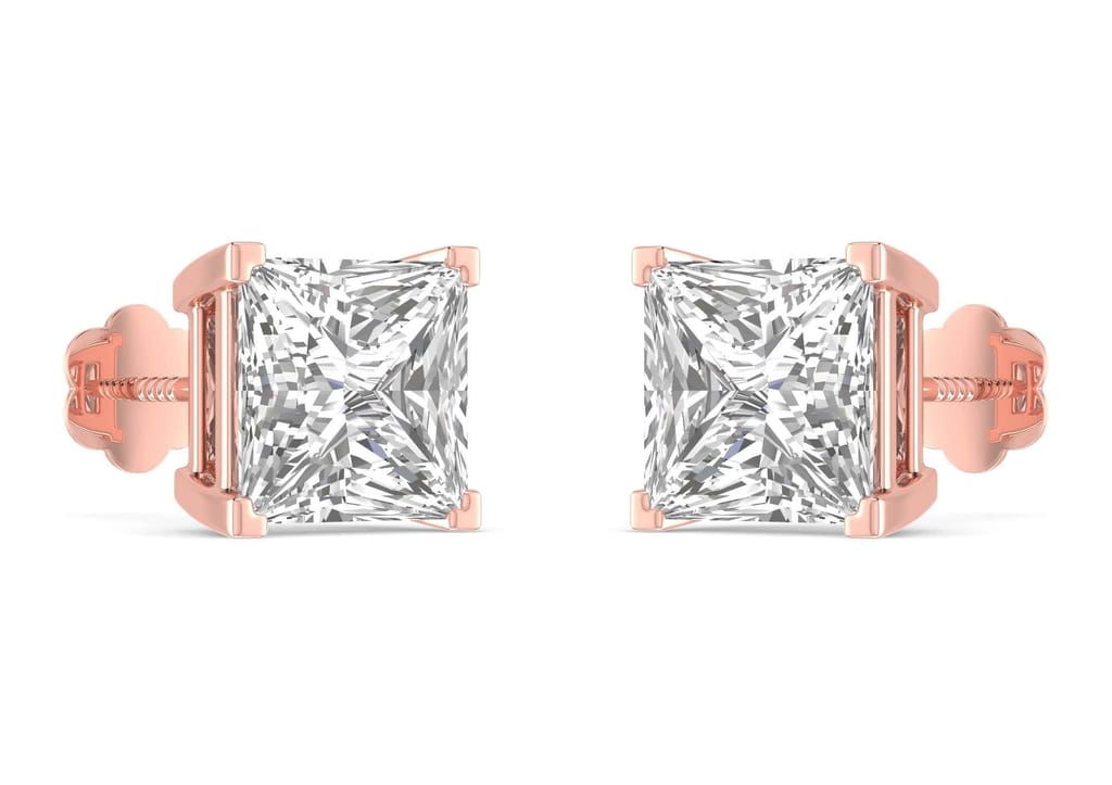 Princess Solitaire Studs