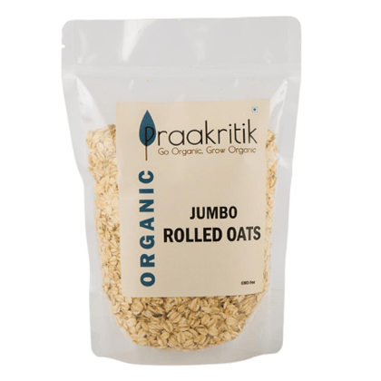 Prakritik Organic Jumbo Rolled Oats 500g