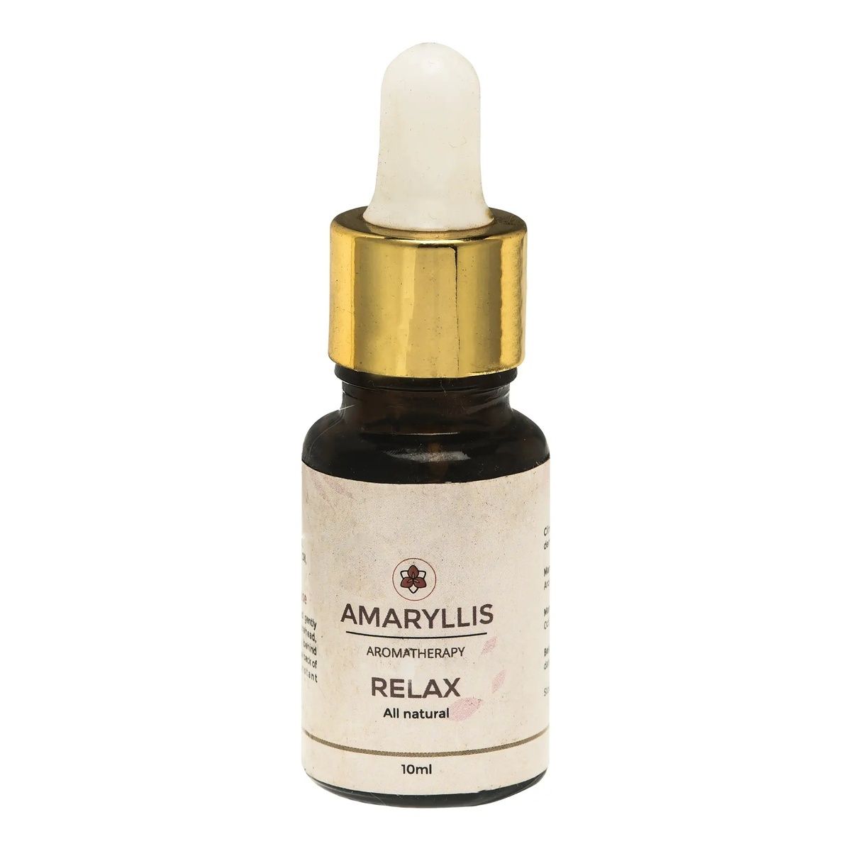 Amaryllis Relax Therapeutic Essential Oil Blend (10ml) | Lavender & Ylang Ylang | Stress Relief & Sleep Aid