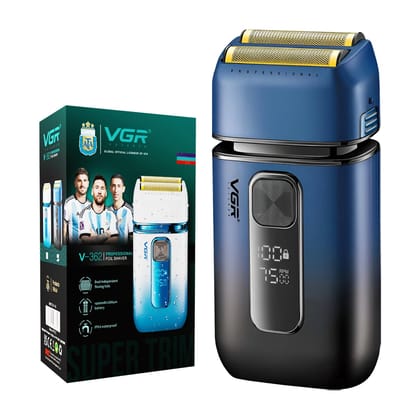 VGR V-362 SUPER TRIM Foil Shaver for Men VGR V-362 SUPER TRIM Foil Shaver for Men - Blue,Black