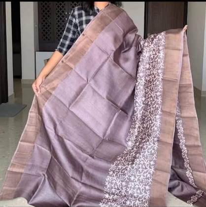 Handloom tussar sarees